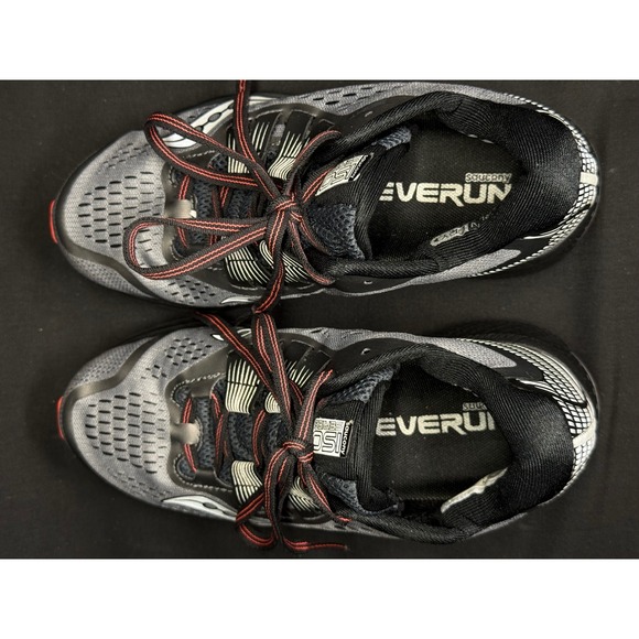 Saucony Zealot ISO 3 Reflex Womens Running Shoes Grey Black Coral S10399-1 - Picture 6 of 12